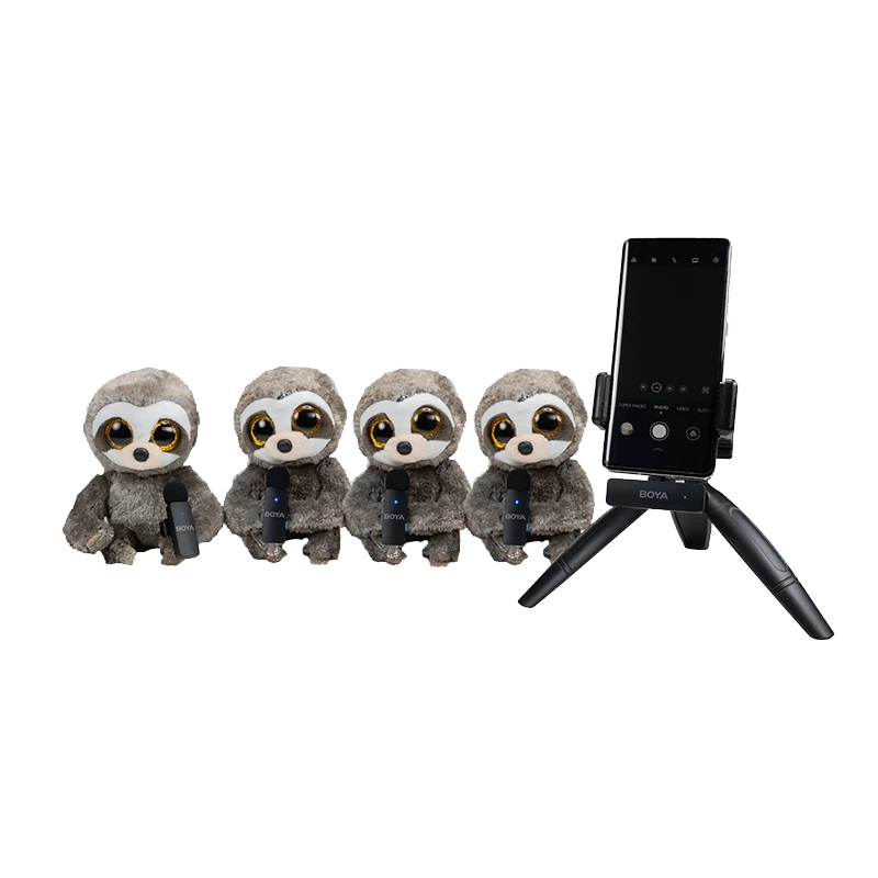 Sistema de Micrófonos Inalámbricos Boya BY-V4U de 4 Canales con Conector USB-C 8