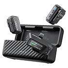 Micrófono Lavalier Inalámbrico Doble Boya BOYAMIC 2-02 con IA 1