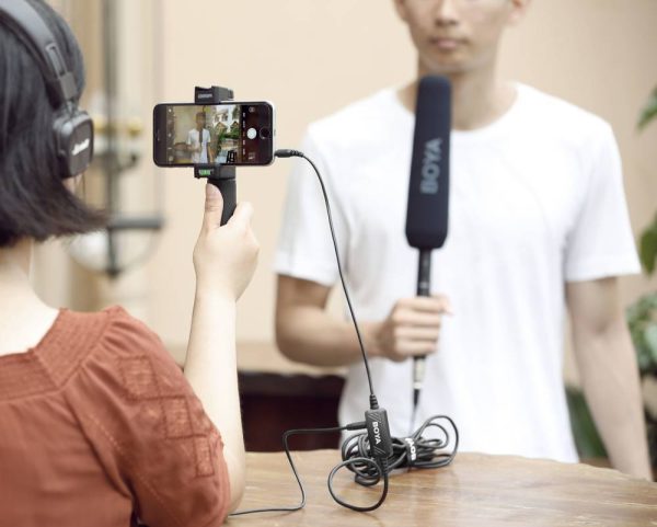 Cable de Micrófono Boya BY-BCA6 con Preamplificador XLR a 3,5 mm 2