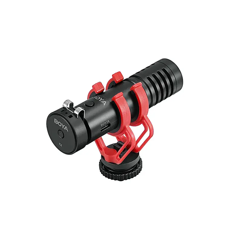 Micrófono Dual Boya BY-MM1W para Cámara y Lavalier Inalámbrico 3
