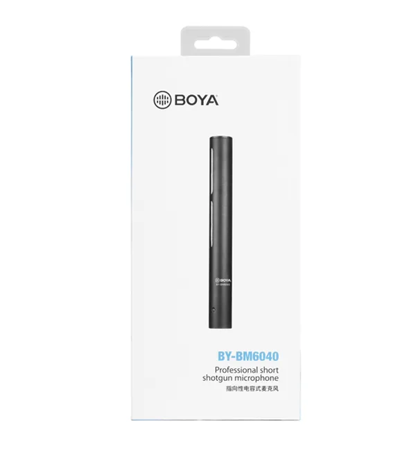 Micrófono Shotgun Corto Boya BY-BM6040 7