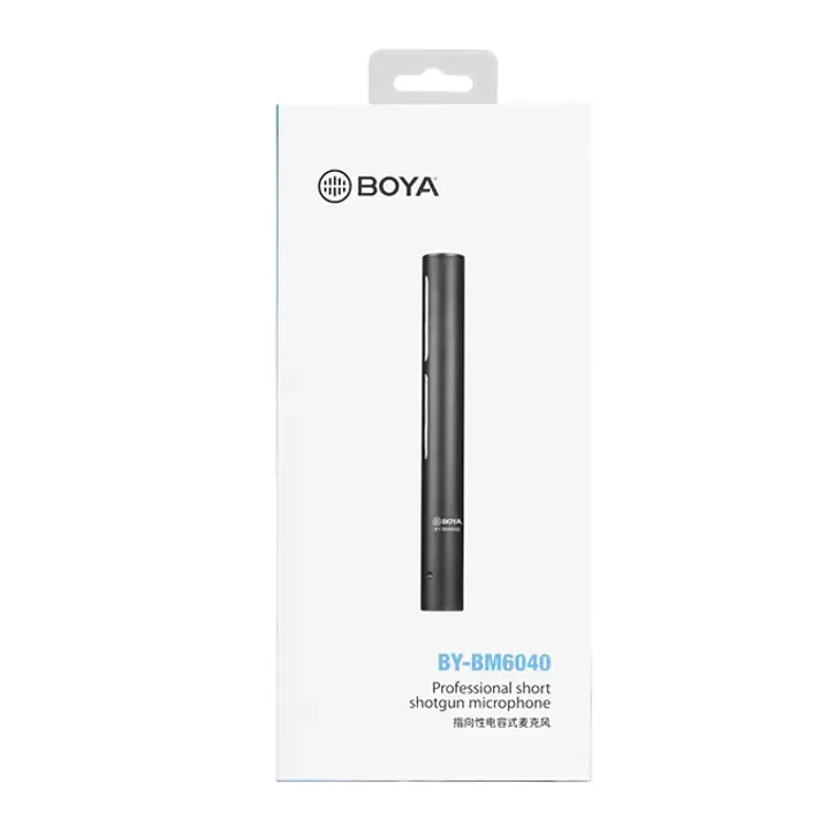 Micrófono Shotgun Corto Boya BY-BM6040 7