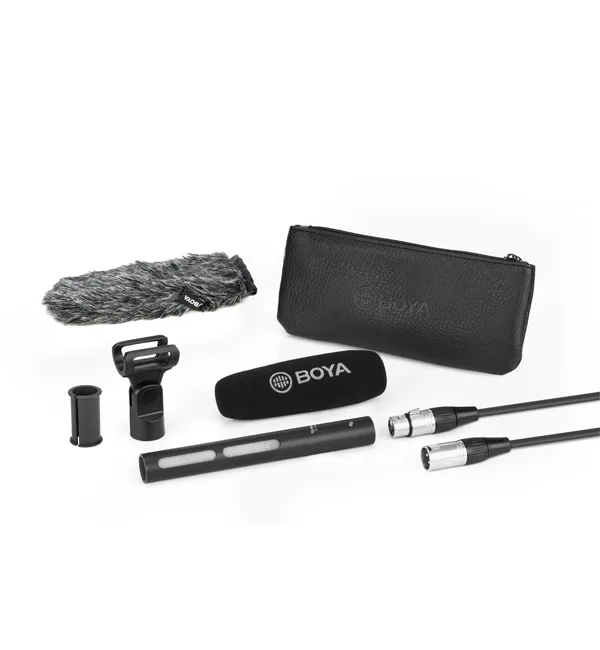 Micrófono Shotgun Corto Boya BY-BM6040 6