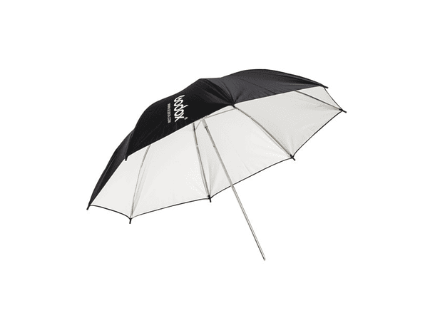 Paraguas Blanco Godox para Rebote de 101 cm con Exterior Negro