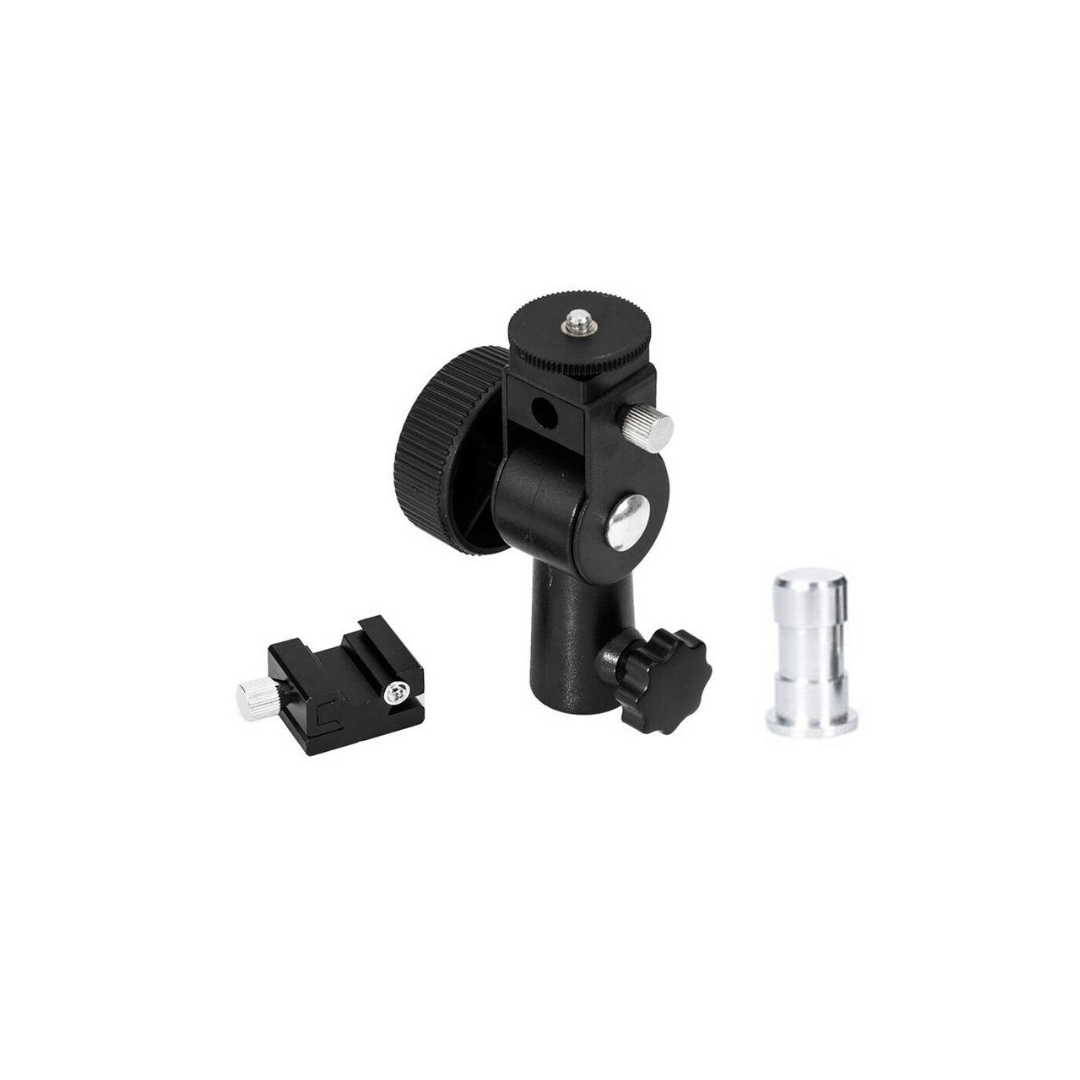 Sujetador Profesional Godox Tipo D Metálico para Flash y Paraguas 3