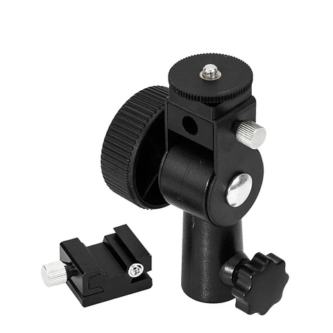 Sujetador Profesional Godox Tipo D Metálico para Flash y Paraguas