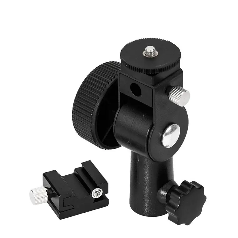 Sujetador Profesional Godox Tipo D Metálico para Flash y Paraguas 1