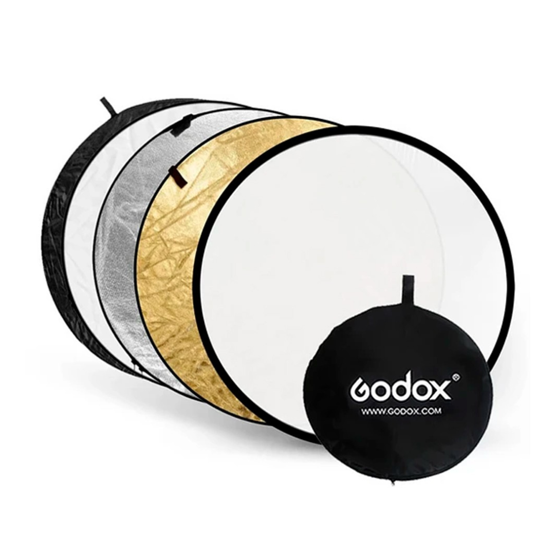 Reflector 5 en 1 Godox de 110 cm con Superficies Intercambiables 1