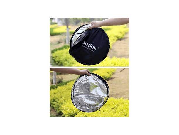Reflector 5 en 1 Godox de 110 cm con Superficies Intercambiables