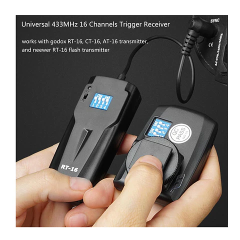 Receptor de Radio Godox RTR-16 con Conector 3,5 mm