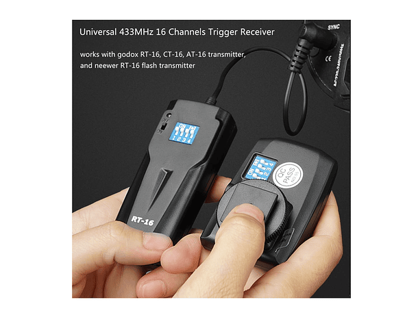 Receptor de Radio Godox RTR-16 con Conector 3,5 mm