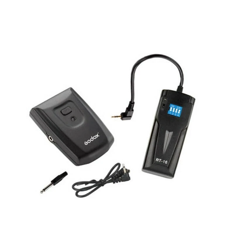 Disparador de Radio Godox RT-16 para Flash de Estudio 7