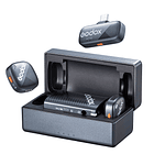 Micrófono Lavalier Inalámbrico Doble Godox Cube-C Combo Kit 1 para Cámaras y USB-C 1