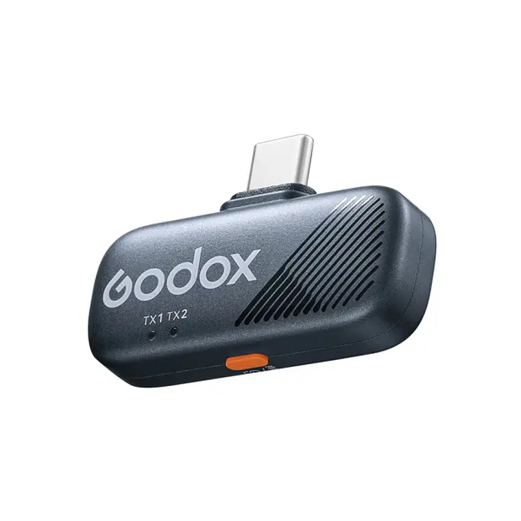 Micrófono Lavalier Inalámbrico Doble Godox Cube-C Combo Kit 1 para Cámaras y USB-C 7
