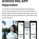 Micrófono Lavalier Inalámbrico Godox Cube-C Kit 1 para Cámaras y USB-C 5