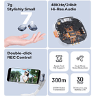 Micrófono Lavalier Inalámbrico Godox Cube-C Kit 1 para Cámaras y USB-C 4