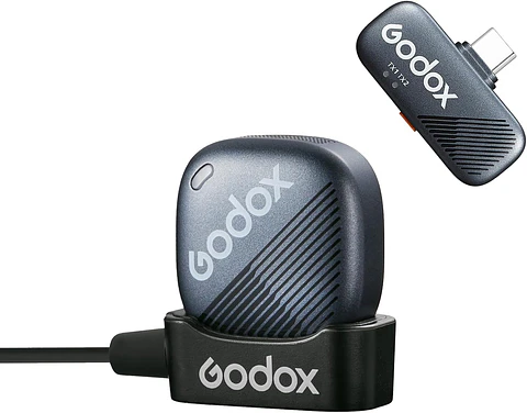 Micrófono Lavalier Inalámbrico Godox Cube-C Kit 1 para Cámaras y USB-C