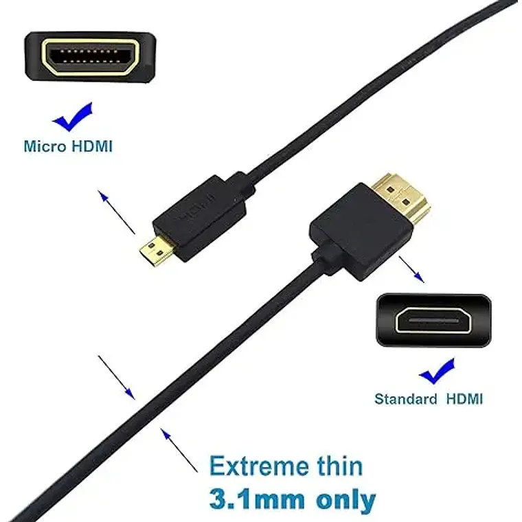 Cable HDMI a Micro HDMI Godox Macho a Macho 4
