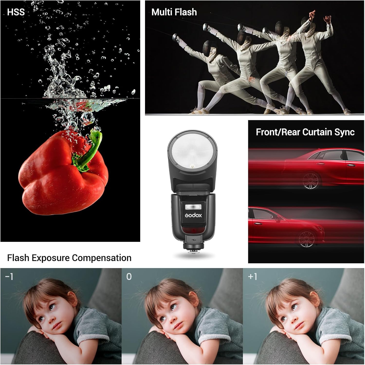 Flash Godox V1Pro-F para Cámaras Fujifilm 7