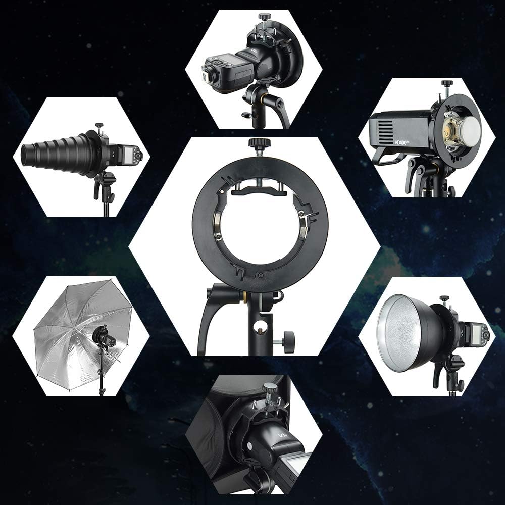 Softbox Godox de 60 × 60 cm con Adaptador Bowens para Flashes  7