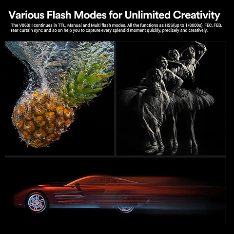 Flash Godox Ving V860III TTL Kit para Cámaras Nikon 