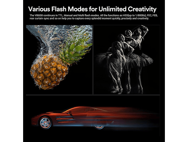 Flash Godox Ving V860III TTL Kit para Cámaras Nikon 