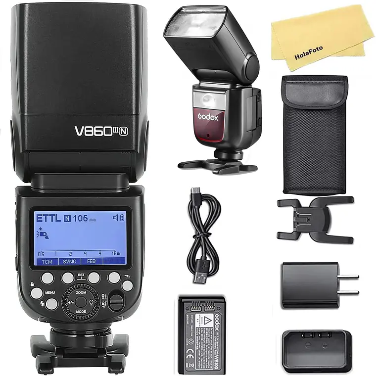 Flash Godox Ving V860III TTL Kit para Cámaras Fujifilm  9