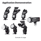 Adaptador Magnético Godox S-R2 para Modificadores de Montura Redonda en Flashes Speedlight 5
