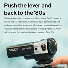 Flash Retro Godox LUX Junior para Cámaras 3