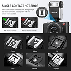 Flash Mini Godox iA32 de Contacto Central 3