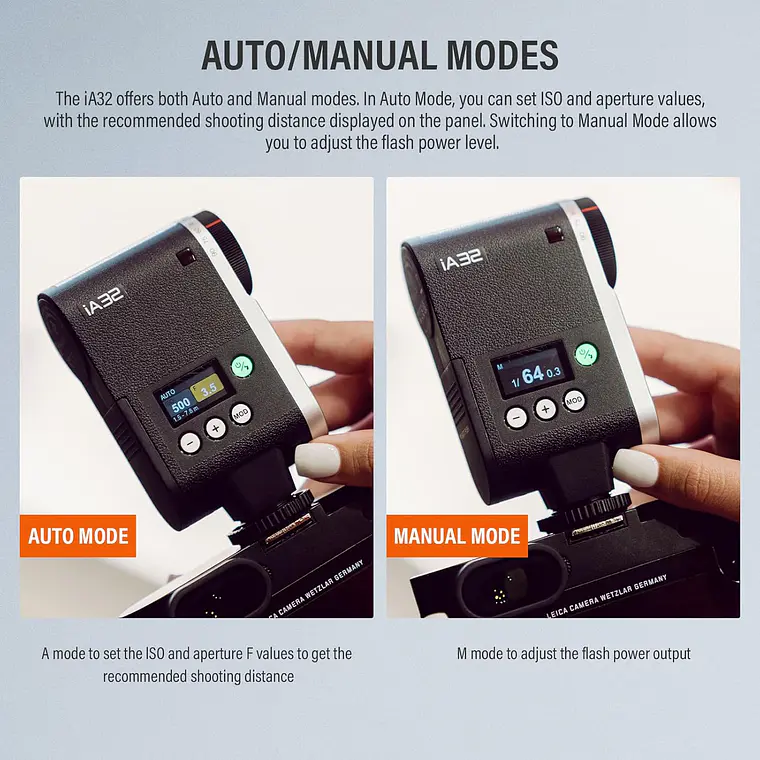 Flash Mini Godox iA32 de Contacto Central 5