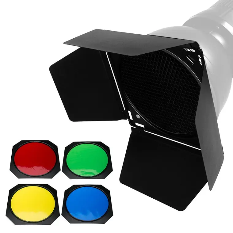 Kit de Aletas Godox BD-04 para Reflectores de 7″ 1