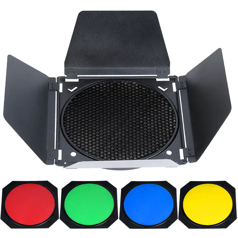 Kit de Aletas Godox BD-04 para Reflectores de 7″ 7