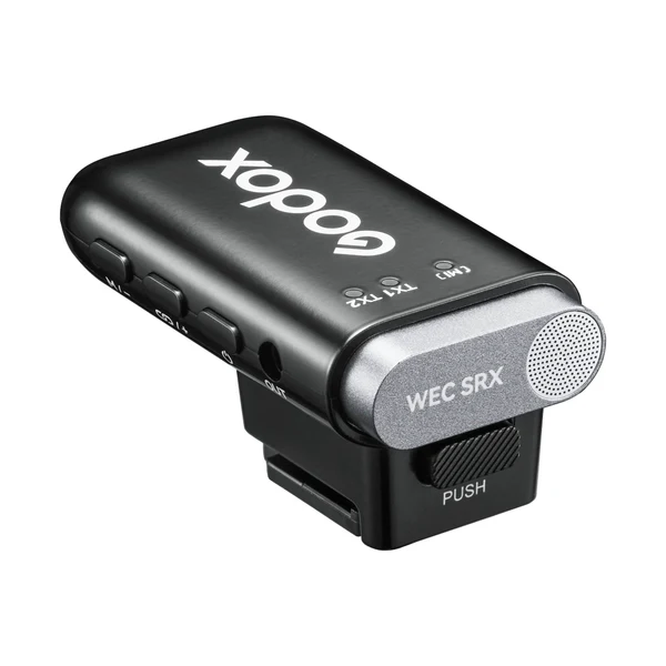 Micrófono Godox Lavalier Inalámbrico Doble Sony WEC-S Kit 2 para Cámaras Sony y Dispositivos Móvile 8