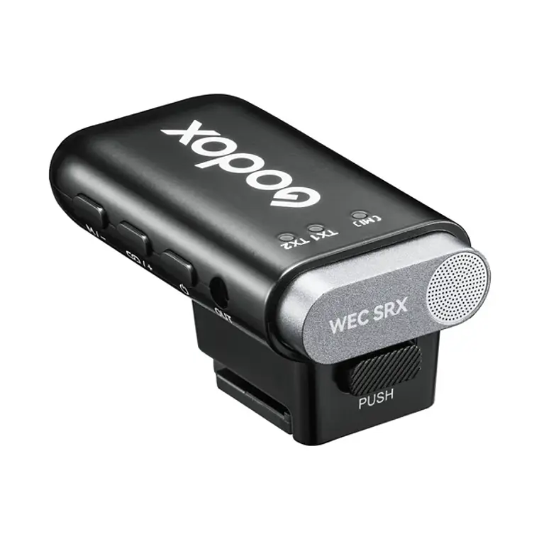 Micrófono Godox Lavalier Inalámbrico Doble Sony WEC-S Kit 2 para Cámaras Sony y Dispositivos Móvile 8
