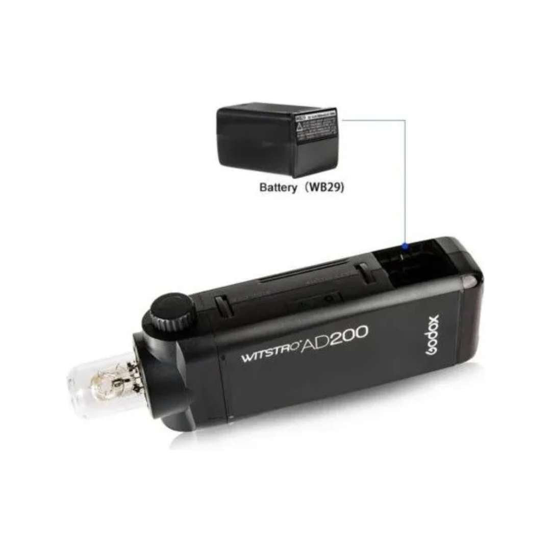 Batería Recargable Godox WB29 para Flash Witstro AD200  2