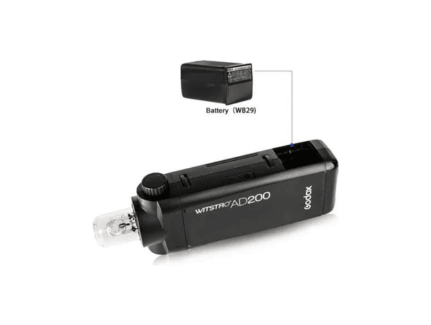 Batería Recargable Godox WB29 para Flash Witstro AD200 