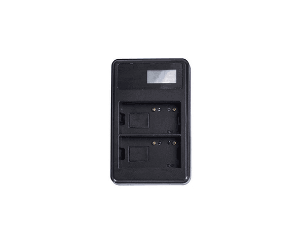 Cargador Doble Iluminus para Baterías Canon LP-E10 - USB