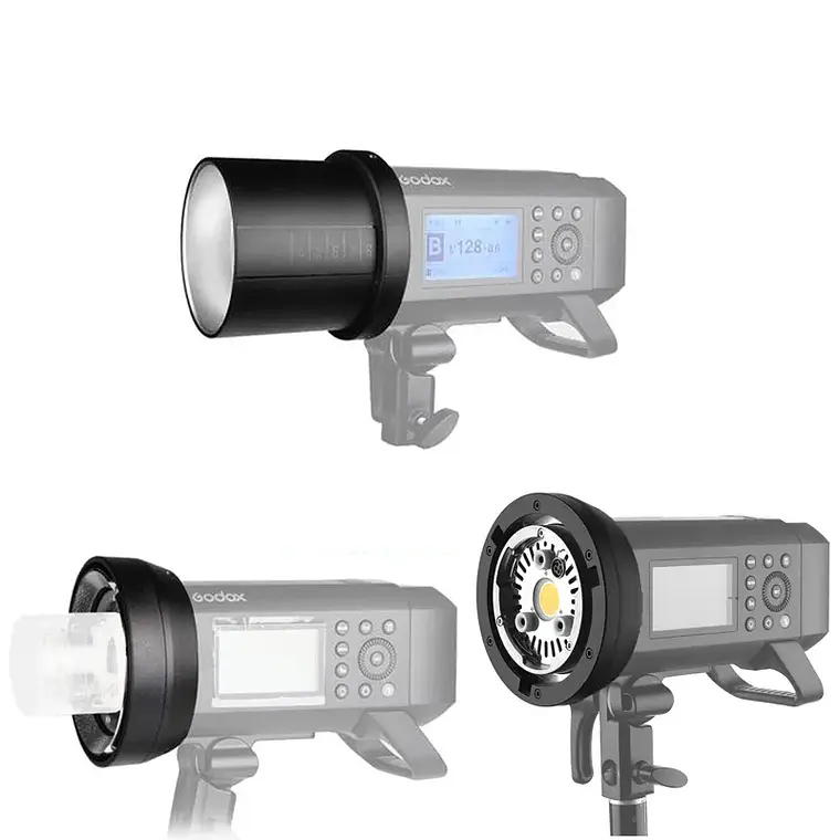 Adaptador de Montura Bowens Godox para Flash AD400Pro 6
