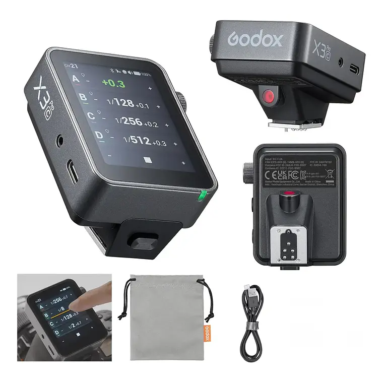 Trigger Inalámbrico Godox X3Pro S TTL con Pantalla Táctil para Cámaras Sony 2
