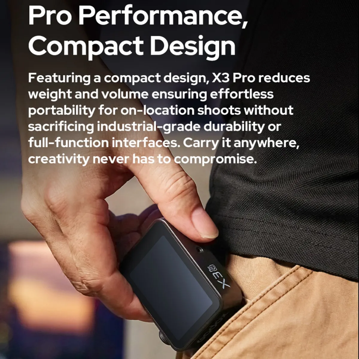 Trigger Inalámbrico Godox X3Pro S TTL con Pantalla Táctil para Cámaras Sony 10