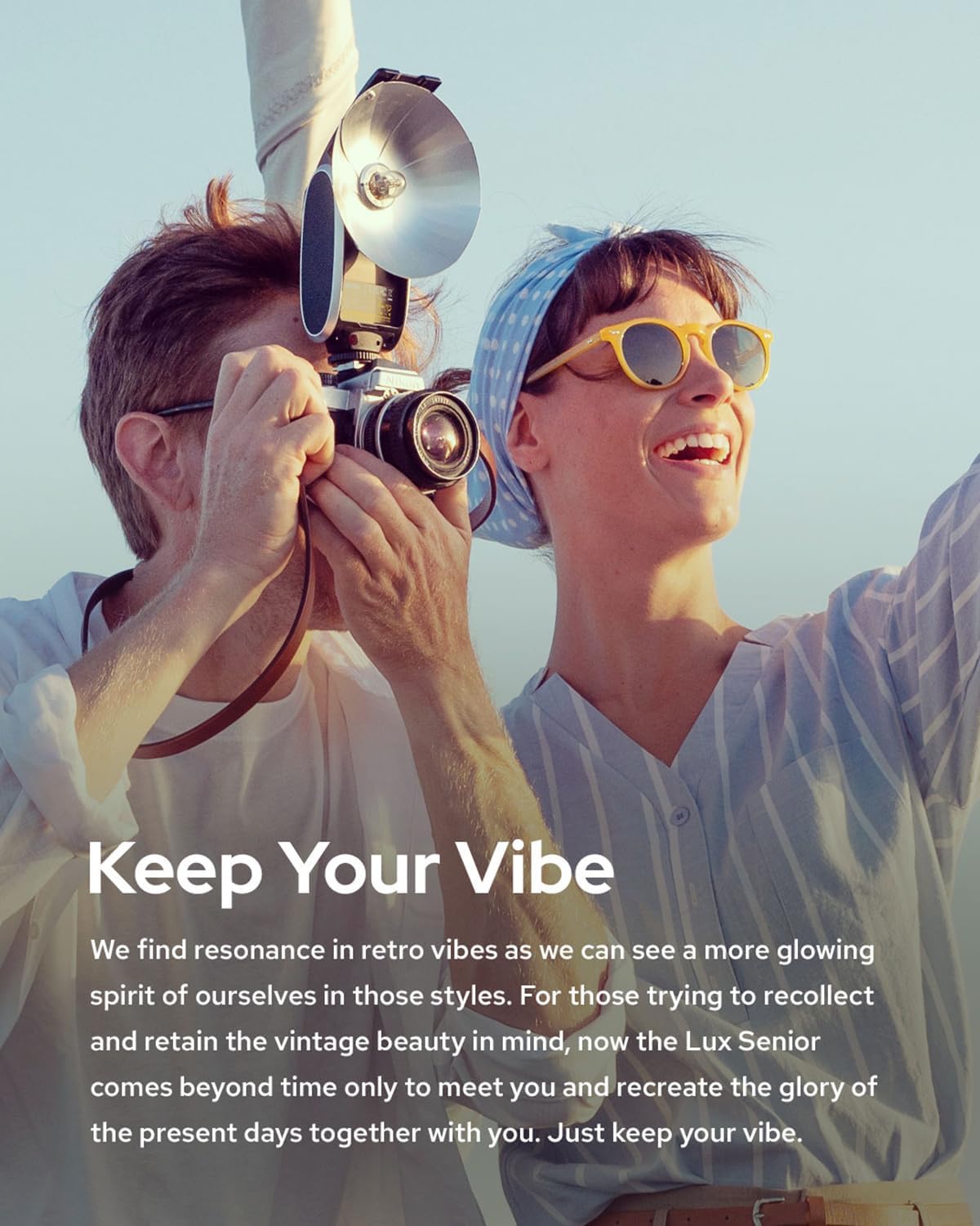 Flash de Cámara Retro Godox LUX Senior 8