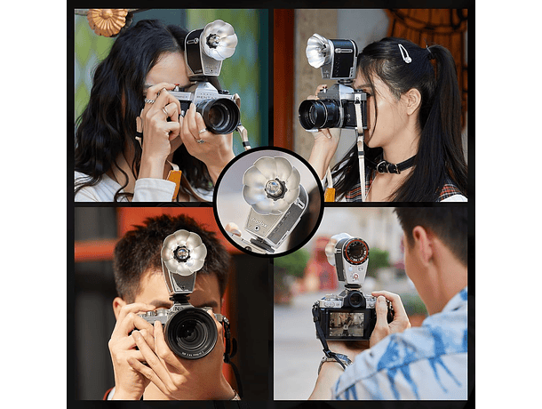 Flash de Cámara Vintage Godox Lux Cadet Compatible con Múltiples Marcas