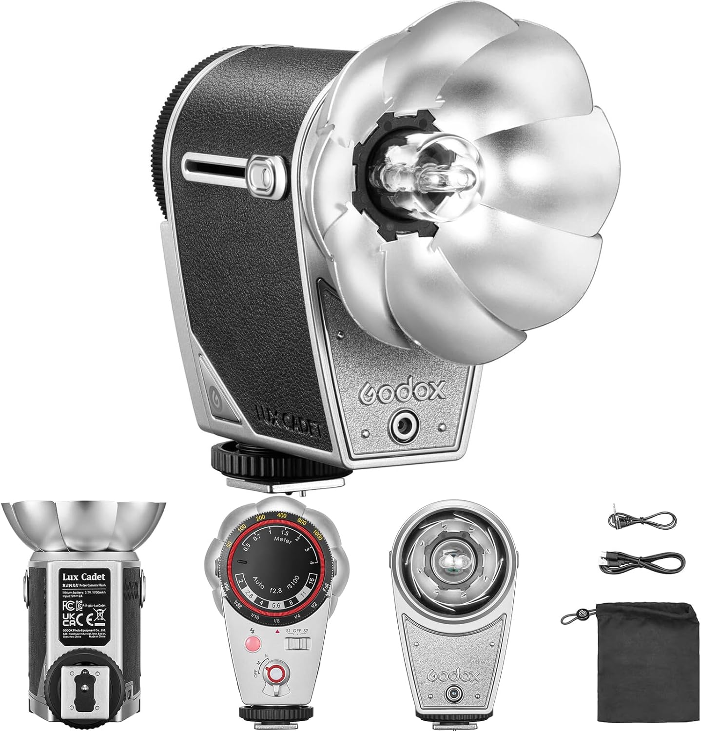 Flash de Cámara Vintage Godox Lux Cadet Compatible con Múltiples Marcas 7