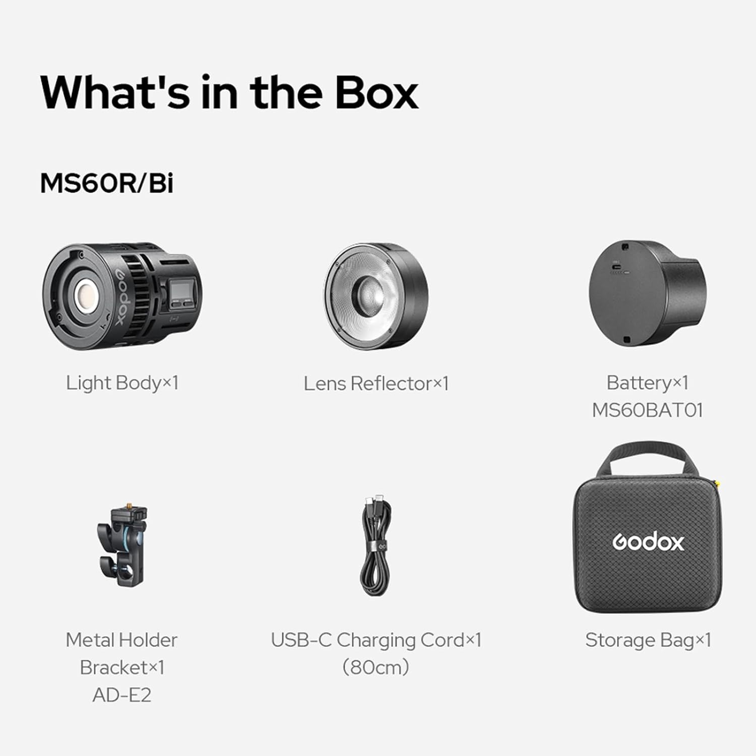 Luz LED RGB Godox KNOWLED MS60R para Video 12