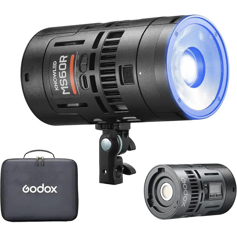 Luz LED RGB Godox KNOWLED MS60R para Video 2