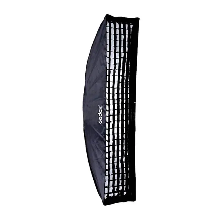 Softbox Godox de 30 × 120 cm con Grilla y Montura Bowens 1