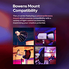 Luz LED Bicolor Godox Litemons LE300Bi de 320 W Blanca 6