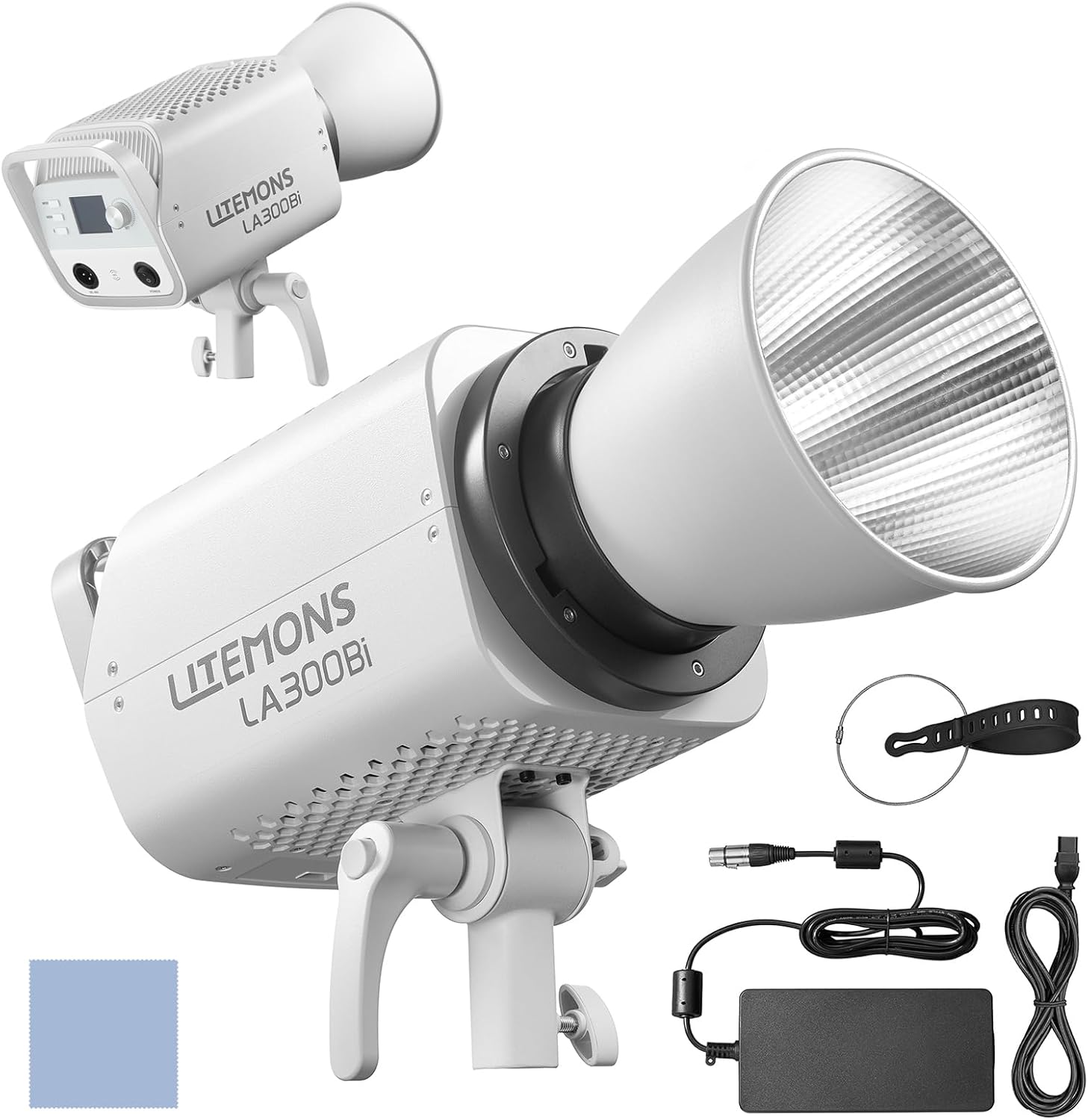 Luz LED Bicolor Godox Litemons LE300Bi de 320 W Blanca 10