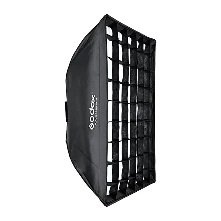 Softbox Godox de 80 × 120 cm con Grilla y Montura Bowens 3